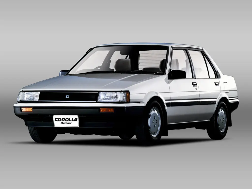 Toyota Corolla (AE80, AE81, AE82, CE80) 5 поколение, седан (05.1983 - 04.1985)